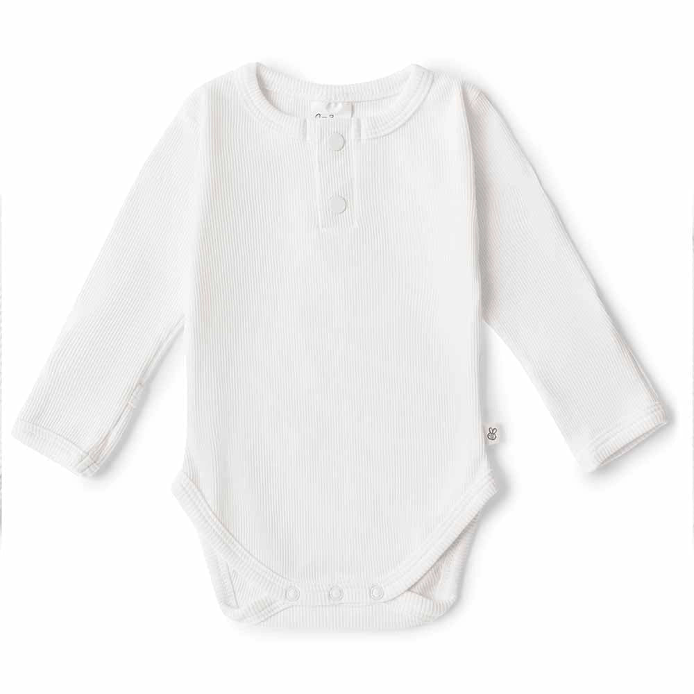 Long Sleeve Organic Bodysuit - Plain and Patterned