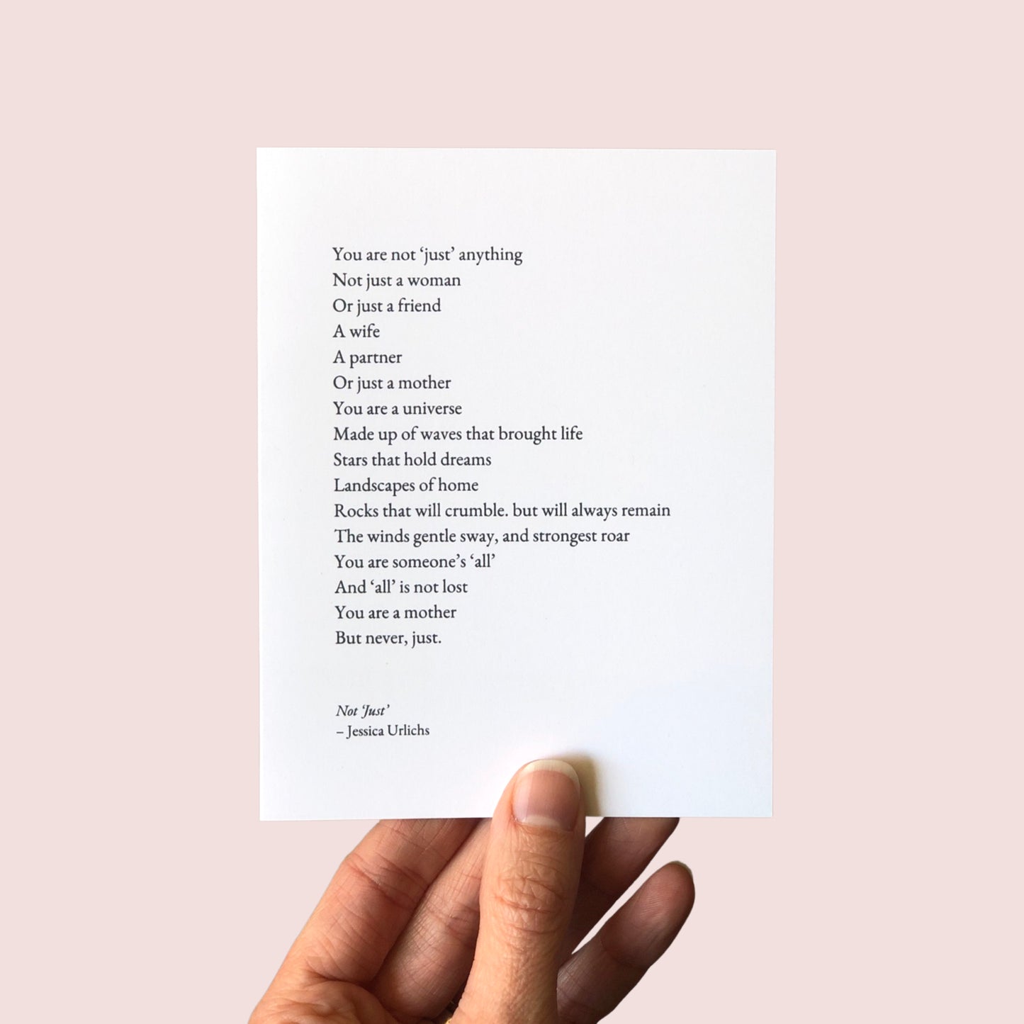 Jessica Urlichs Poetry Greeting Cards