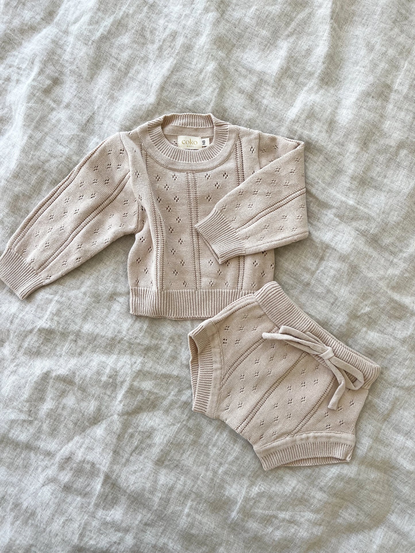 Organic Vintage Pointelle Set